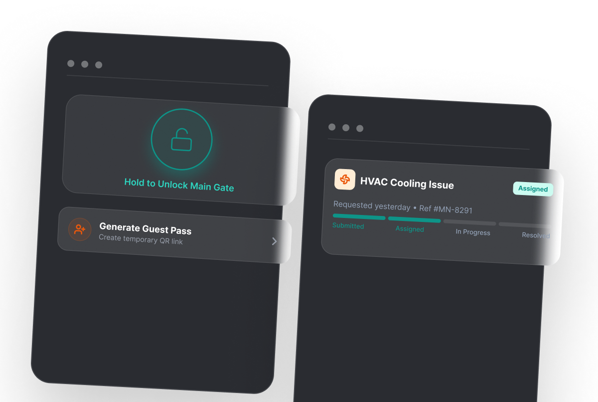 Property management and hardware integration interface